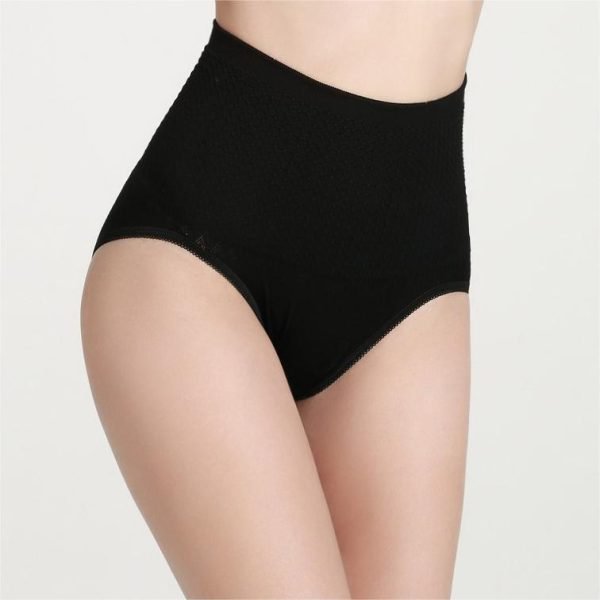 women's tummy control panties black