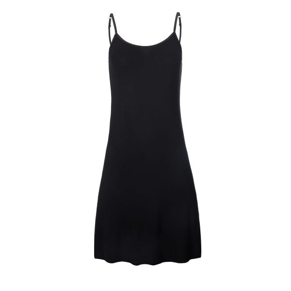 black full slip