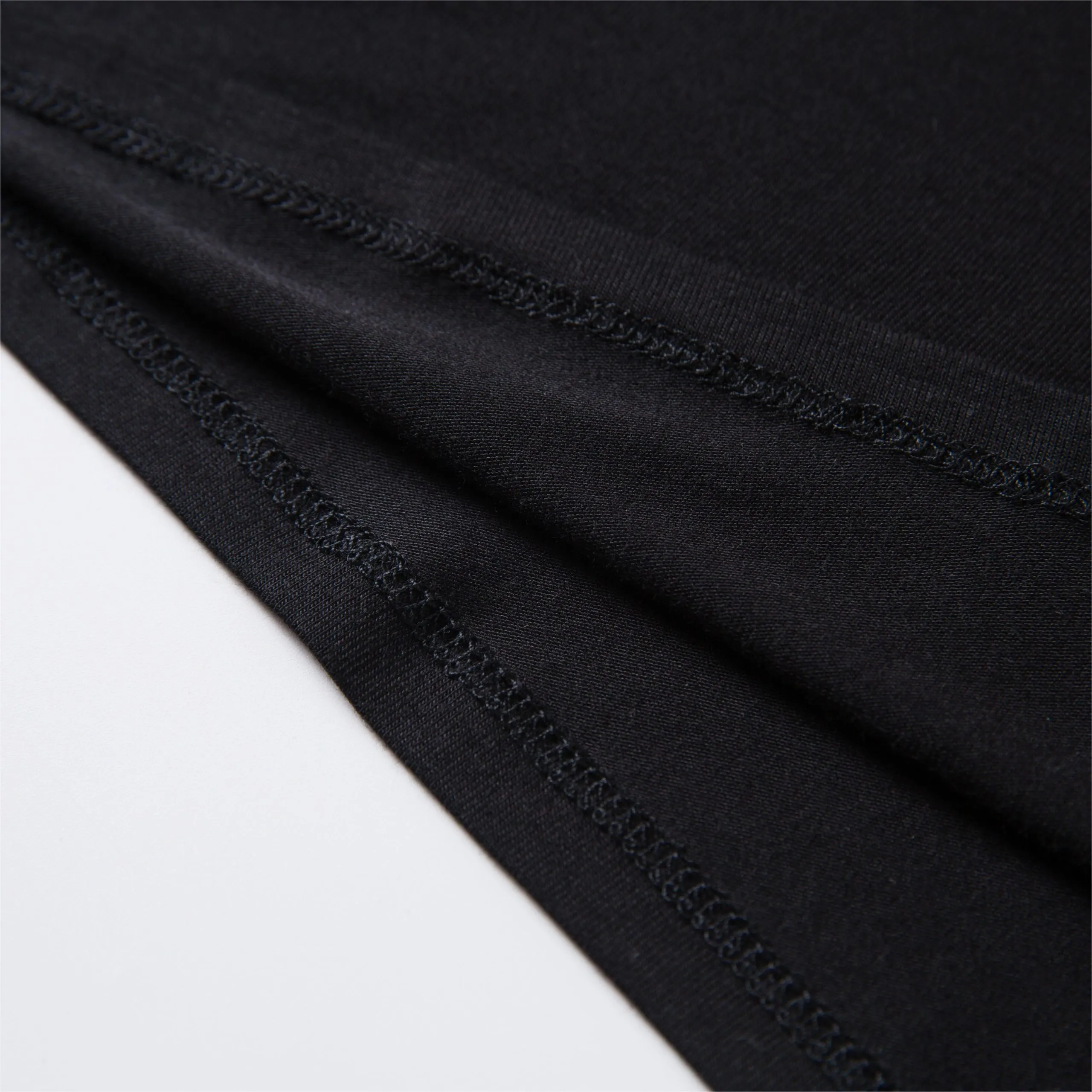 close view of bottom hem