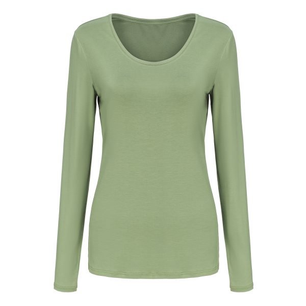 jade green long sleeves