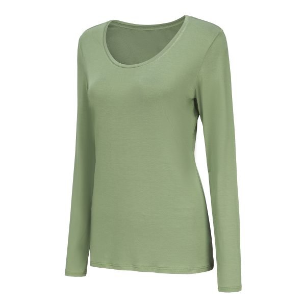 jade green long sleeves