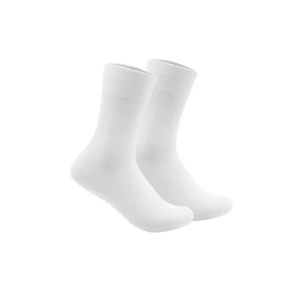 a pair of white socks 3D
