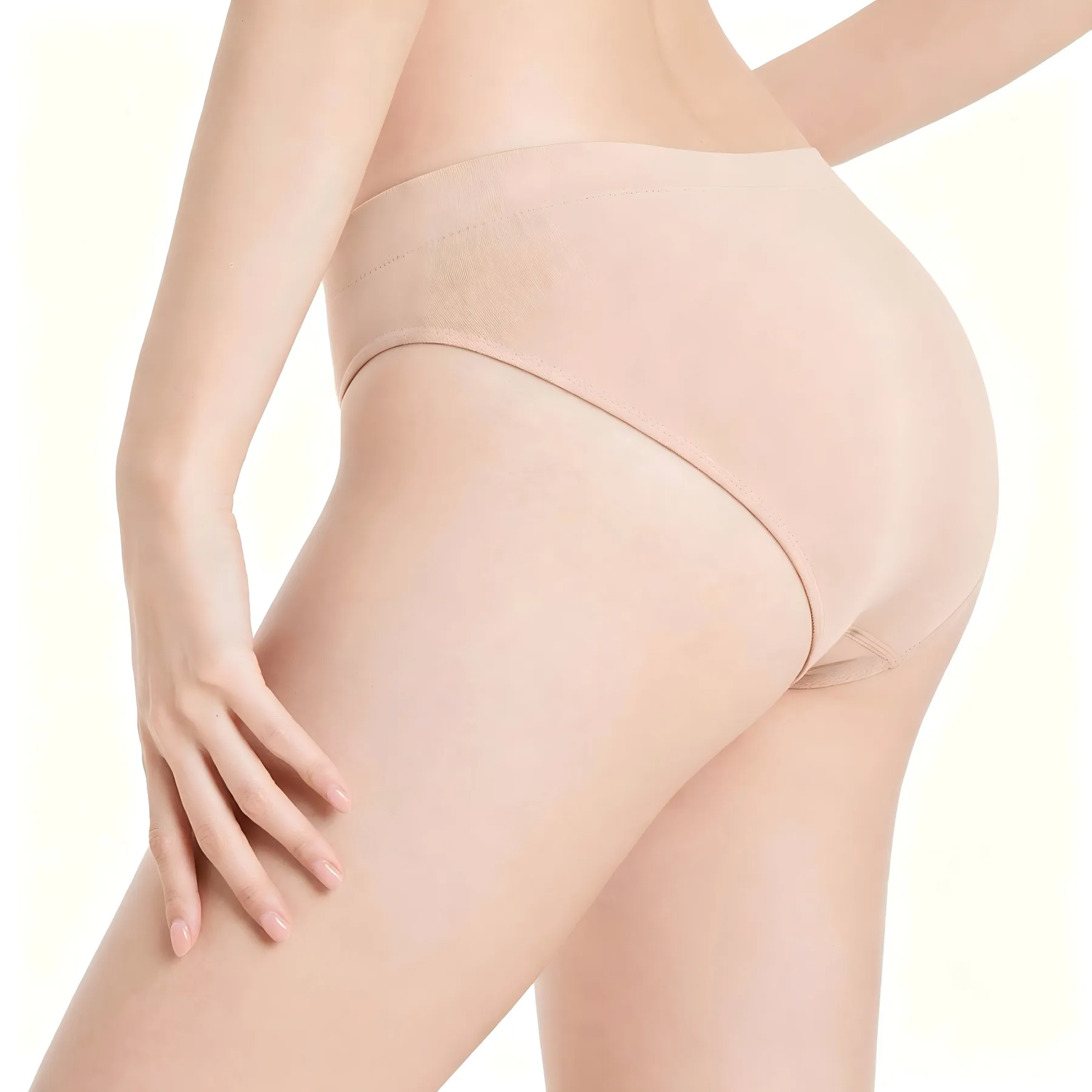 back view of a nude bikini on a body